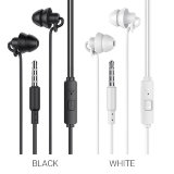 Наушники проводные внутриканальные HOCO M81 Imperceptible universal sleeping earphone with mic черный