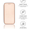 Чехол-книга для Xiaomi Redmi 9A, розовое золото