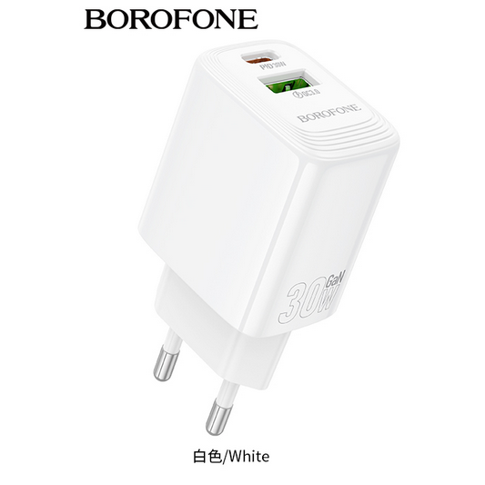 СЗУ BOROFONE BN29 PD30W+QC3.0 белый TYPE-C/TYPE-C