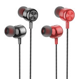 Наушники проводные внутриканальные HOCO M87 String wired earphones with with microphone gloomy black