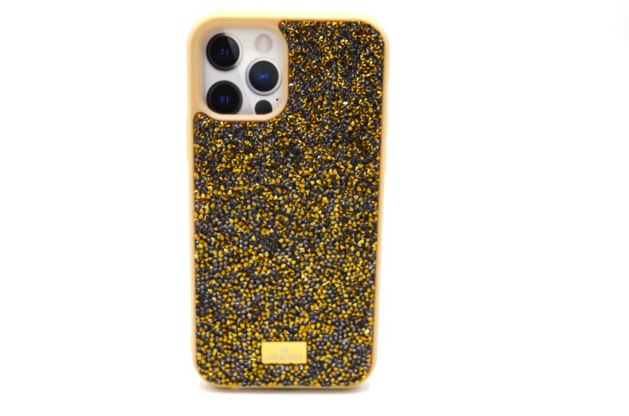 Чехол со стразами для Apple Iphone 12 mini, золотой