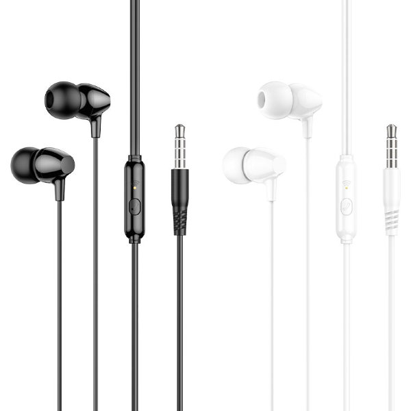 Наушники проводные внутриканальные HOCO M94 universal earphones with microphone черный