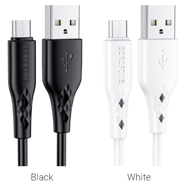 Кабель USB BOROFONE BX48 Micro чёрный