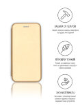 Чехол-книга INNOVATION для Xiaomi Redmi K30, золотой