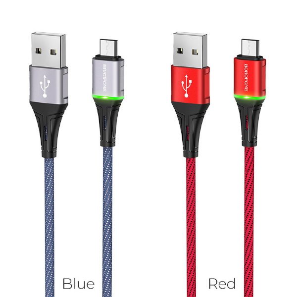 Кабель USB BOROFONE BU25 Micro красный