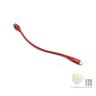 USB кабель INNOVATION (A1I-COBRA) Lightning 0.2 метра красный (3A)