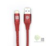 USB кабель INNOVATION (A1I-COBRA) Lightning 0.2 метра красный (3A)