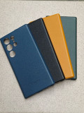 Чехол LEATHER CASE для Samsung S23 Fe №10 Светло фиолетовый