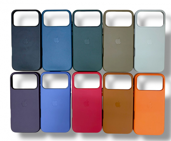 Чехол LEATHER CASE для Apple iPhone 17, фиолетовый