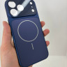 Чехол AG Glass iPhone 17 синий