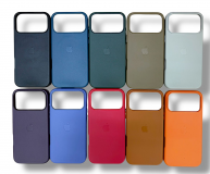 Чехол LEATHER CASE для Apple iPhone 17 Air, фиолетовый