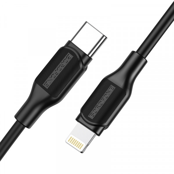 Кабель USB BOROFONE BX42 PD Lightning чёрный
