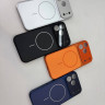 Чехол AG Glass iPhone 17 Air синий