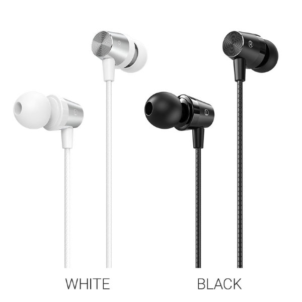 Наушники проводные внутриканальные HOCO M79 Cresta universal earphones with microphone белый