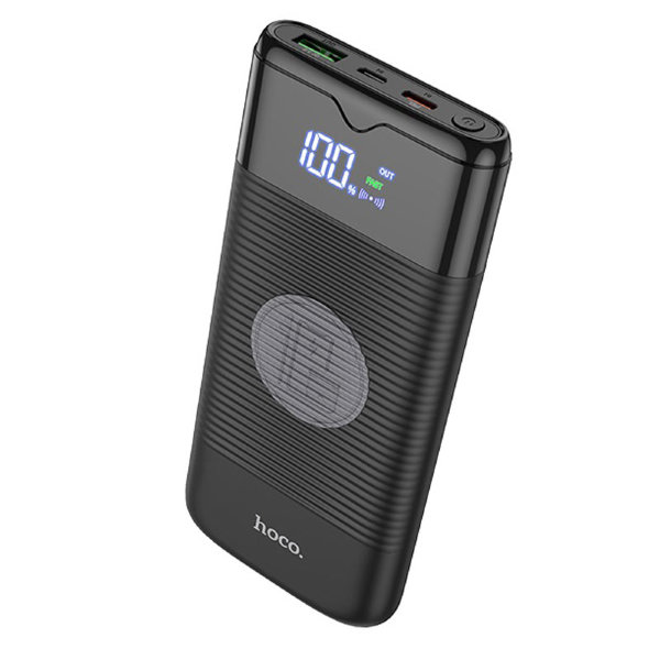 Внешний аккумулятор HOCO J63 Velocity PD20W+QC3.0 wireless charging power bank(10000mAh)