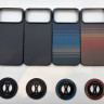 Кольцо Popsocket carbon Moonrise синий