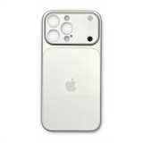 Чехол AG Glass iPhone 15 Pro серебро