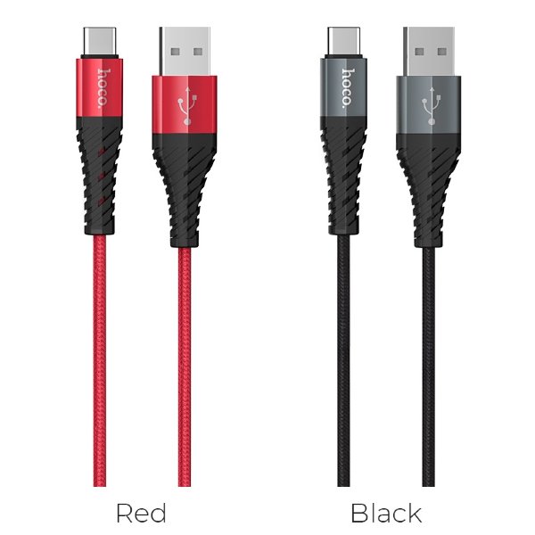 Кабель USB HOCO X38 Cool Charging data cable for Type-C чёрный