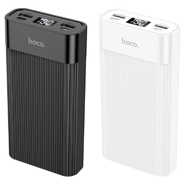Внешний аккумулятор HOCO J85 Wellspring digital display power bank(20000mAh) белый