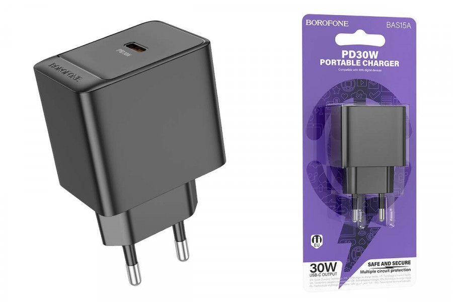 СЗУ BOROFONE BAS15A PD30W черный