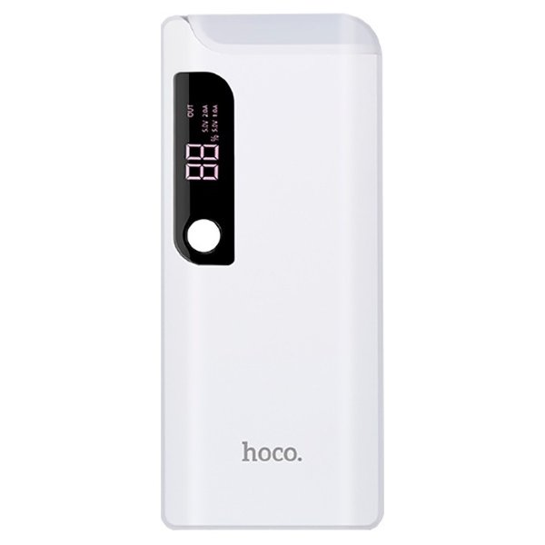 Внешний аккумулятор Hoco B27-15000 PuSi mobile power bank with table lamp (белый)