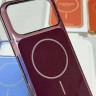 Чехол CLEAR CASE для iPhone 17 Pro вишня