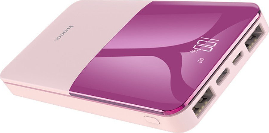 Внешний аккумулятор Hoco J42 10000mAh High power mobile power bank (розовый)
