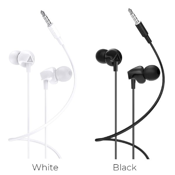Наушники проводные внутриканальные HOCO M60 Perfect sound universal earphones with mic белый