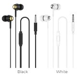 Наушники проводные внутриканальные HOCO M70 Graceful universal earphones with mic белый