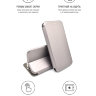 Чехол-книга INNOVATION для Xiaomi Redmi Note 9, серебро