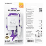СЗУ BOROFONE BAS43A PD20W TYPE-C/TYPE-C белый