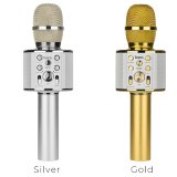 Микрофон HOCO BK3 Cool sound KTV microphone, gold