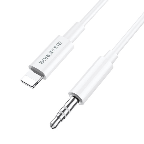 Кабель AUX BOROFONE BL9 Lightning белый