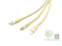 USB кабель INNOVATION (O3IMT-OCTOPUS) 3 в 1, длина 1.2 метр, 2A, бежевый