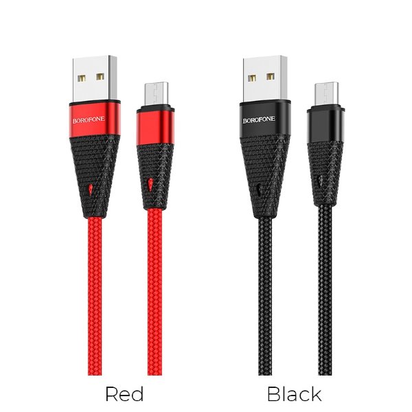 Кабель USB BOROFONE BU10 1,2м Micro чёрный