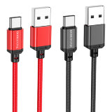 Кабель USB BOROFONE BX87 Type-C красный