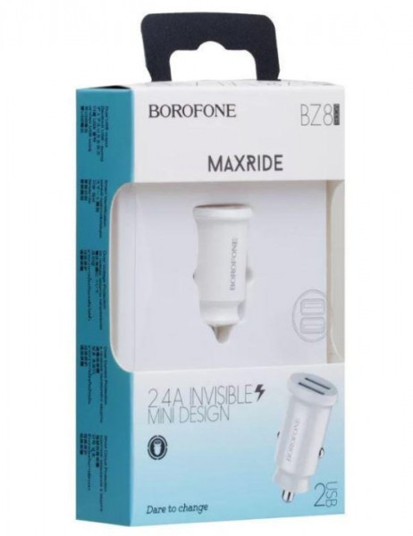 АЗУ BOROFONE BZ8 2USB чёрный