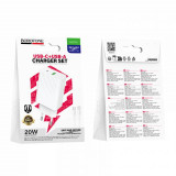 СЗУ BOROFONE BAS74A PD20W+QC3.0 TYPE-C/TYPE-C черный