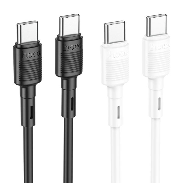 Кабель USB HOCO X83 Type-C to Type-C Victory 60W charging data cable черный