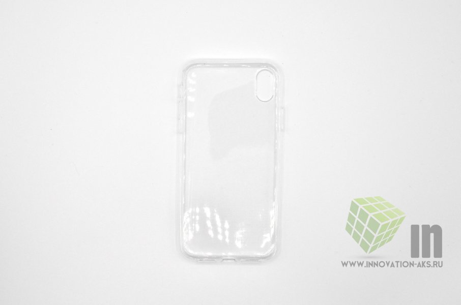 Силиконовая чехол для iPhone XSMax прозрачный 0,3мм(техпак)