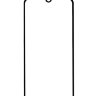 Защитное стекло 2D для Samsung Galaxy A01, черное