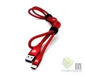 USB кабель INNOVATION (A1I-COBRA) Type-C 1 метр красный (3A)