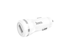 АЗУ Hoco Z27A Staunch single port in-car QC3.0 charger, белый