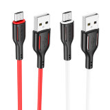 Кабель USB BOROFONE BX63 Micro чёрный-красный