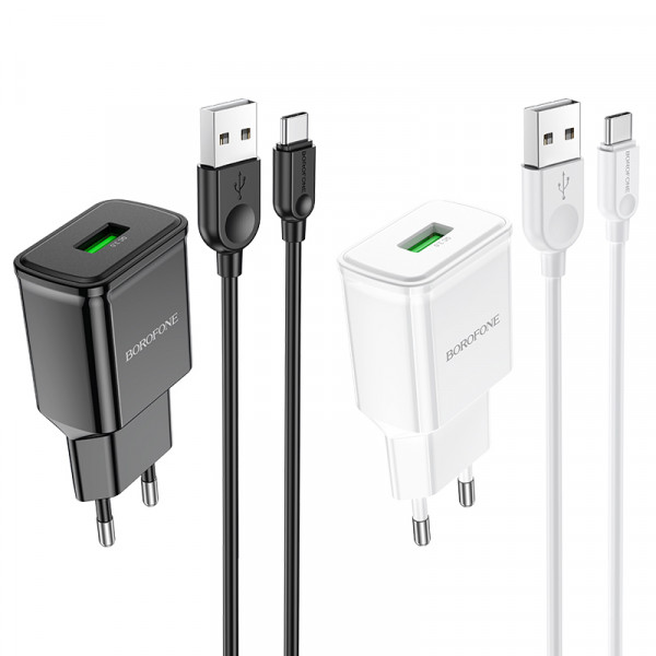 СЗУ BOROFONE BA59A 18 W 1USB белый