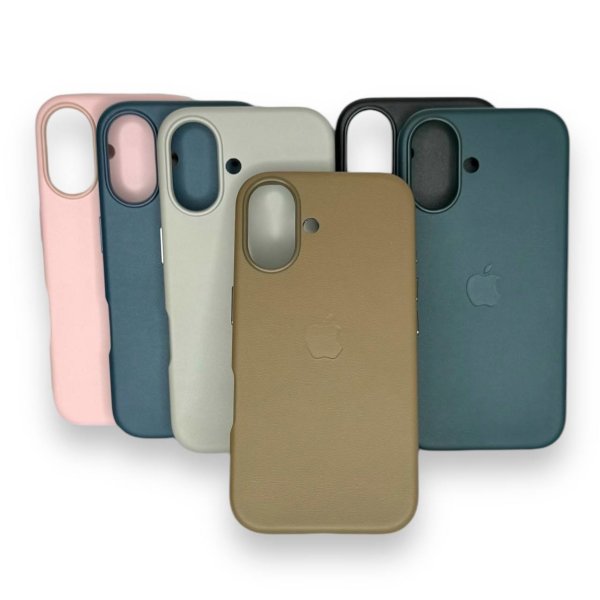 Чехол LEATHER CASE для Apple iPhone 14 Pro Max, красный