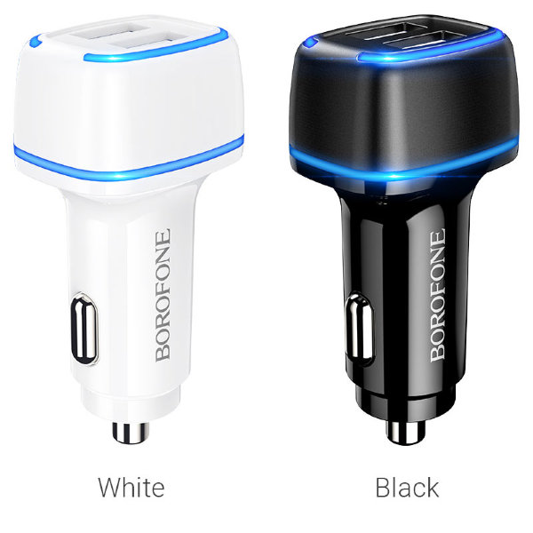 АЗУ BOROFONE BZ14 2USB Micro белый