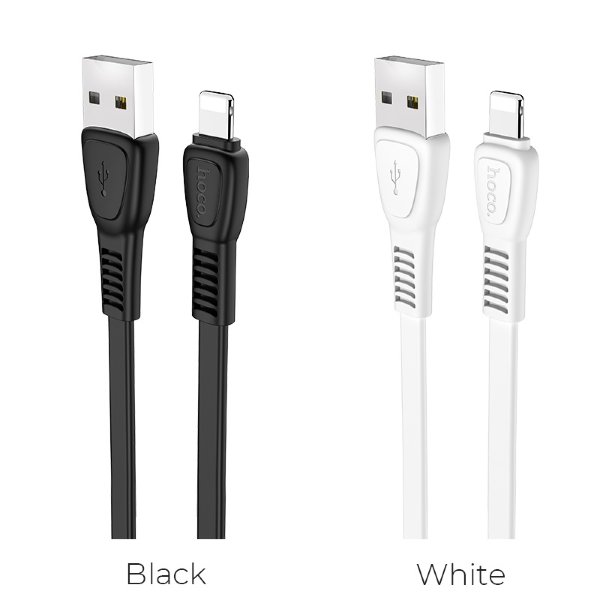 Кабель USB HOCO X40 Noah charging data cable for Lightning (белый)