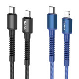 Кабель USB HOCO X71 Especial PD charging data cable for iP синий