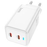 СЗУ HOCO N23 Astral PD45W dual port(2C) charger set(Type-C to iP)(EU) белый